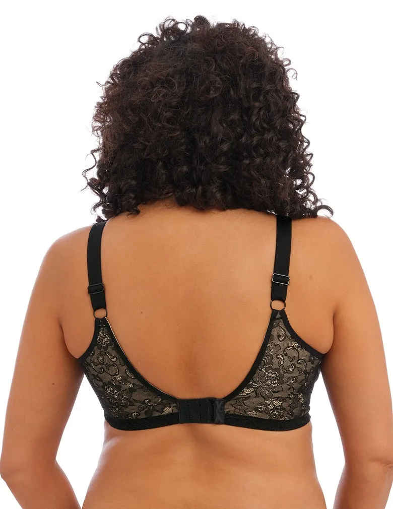Goddess Yvette GD6750 Black Banded Molded Underwire Bra