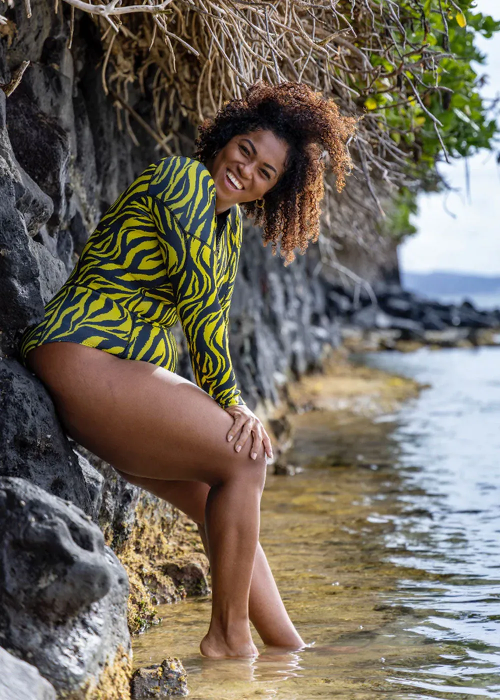 GRNSTR Desert Tigress Long Sleeve Springsuit