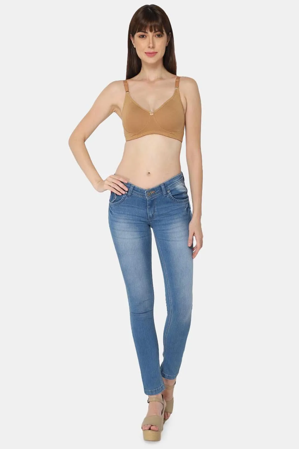 Intimacy Non-Padded T-shirt, Saree Bra -  ES02 - Prime Shade