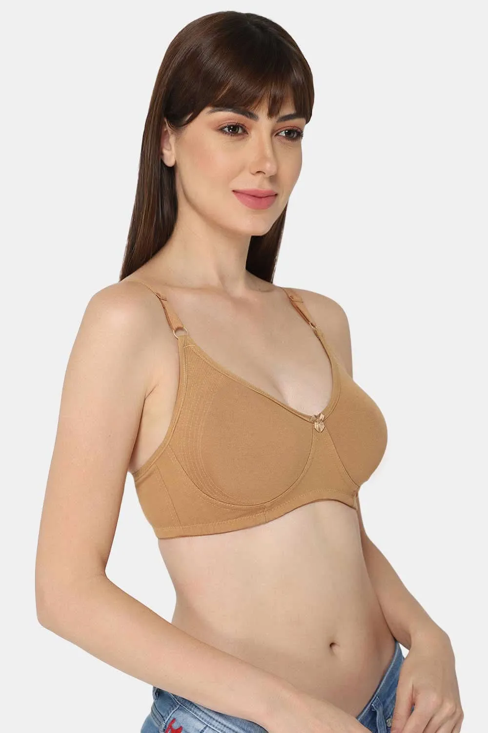 Intimacy Non-Padded T-shirt, Saree Bra -  ES02 - Prime Shade
