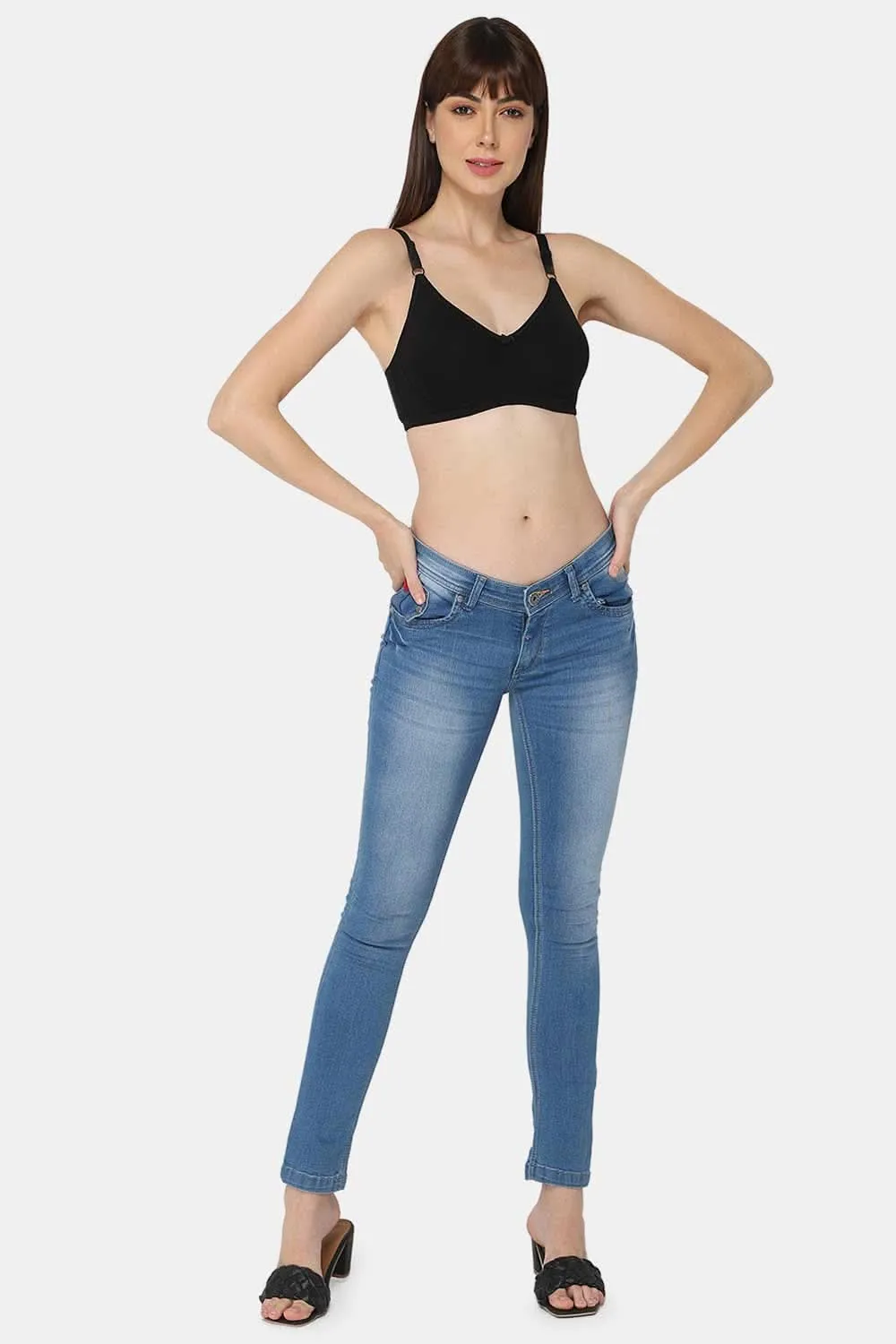 Intimacy Non-Padded T-shirt, Saree Bra -  ES02 - Prime Shade
