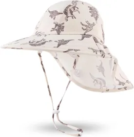 JANGANNSA Baby Sun Hat Boys Girls Infant Toddler Bucket Hat Kids Neck Flap Sun Protect Cap Beach