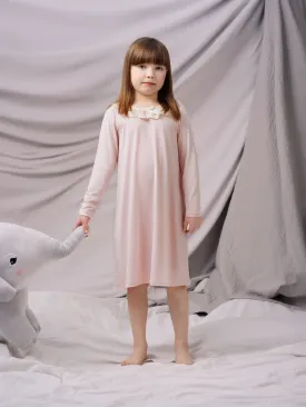 LUCIE - GIRLS NIGHTDRESS IN LIGHT PINK