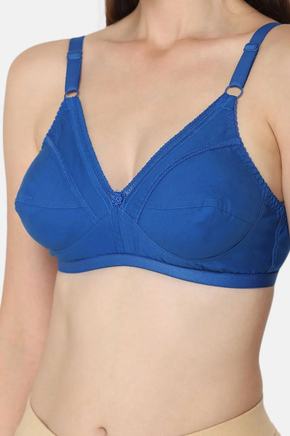 Medium Coverage Non-Padded Non-Wired Naidu Hall Saree Bra - Naturalle - Other Colors