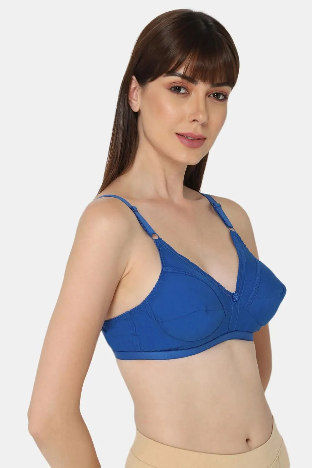 Medium Coverage Non-Padded Non-Wired Naidu Hall Saree Bra - Naturalle - Other Colors