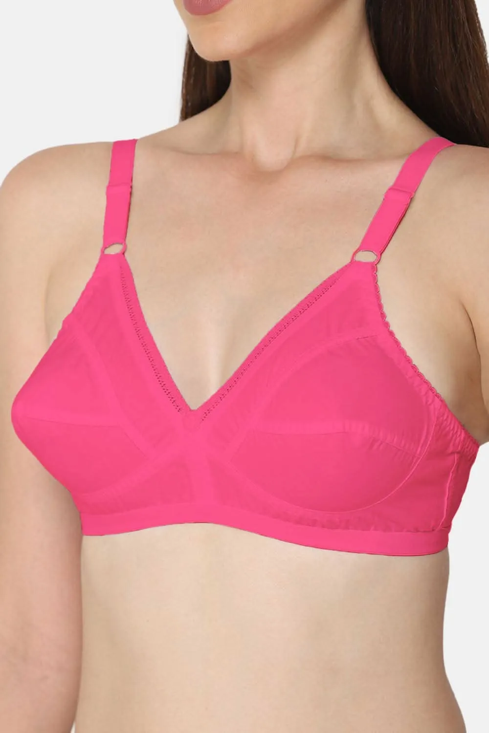 Medium Coverage Non-Padded Non-Wired Naidu Hall Saree Bra - Naturalle - Other Colors