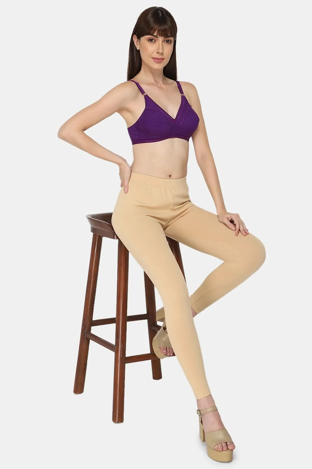 Medium Coverage Non-Padded Non-Wired Naidu Hall Saree Bra - Naturalle - Other Colors