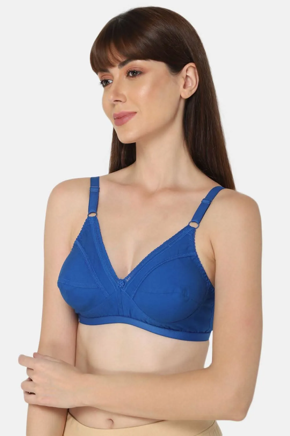 Medium Coverage Non-Padded Non-Wired Naidu Hall Saree Bra - Naturalle - Other Colors