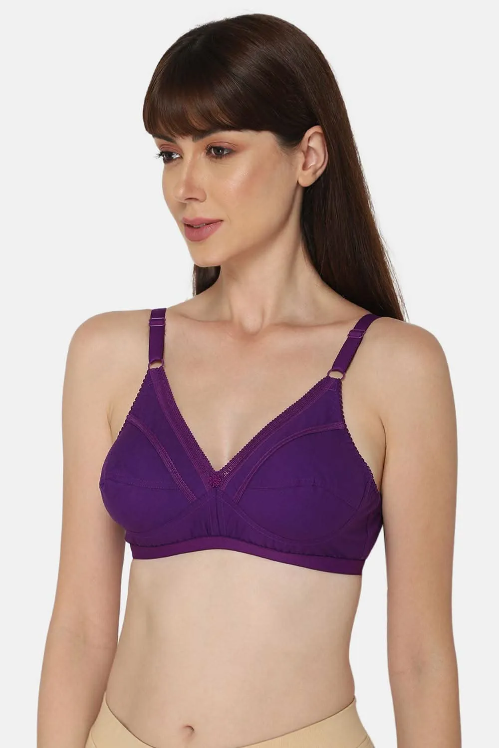 Medium Coverage Non-Padded Non-Wired Naidu Hall Saree Bra - Naturalle - Other Colors