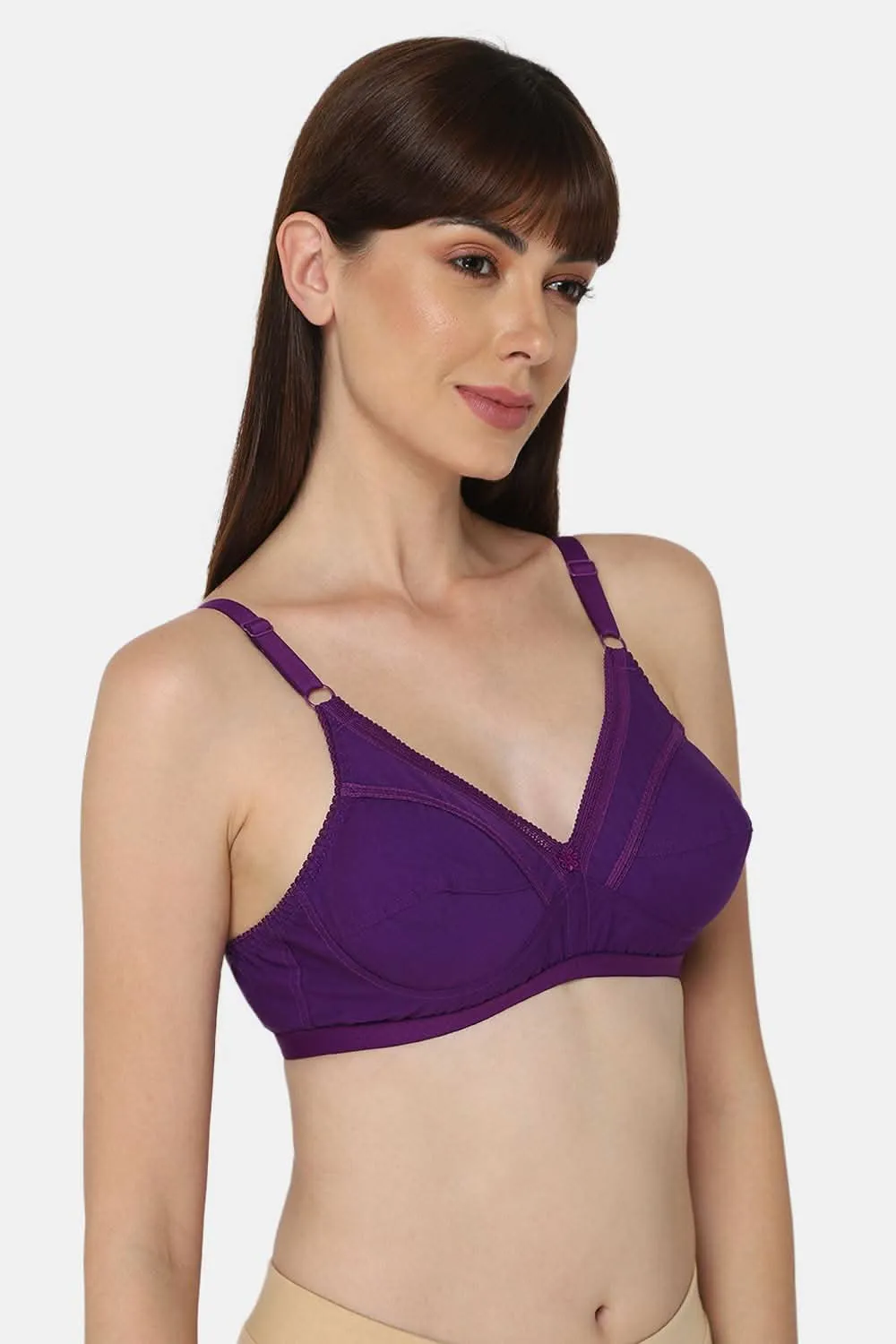 Medium Coverage Non-Padded Non-Wired Naidu Hall Saree Bra - Naturalle - Other Colors