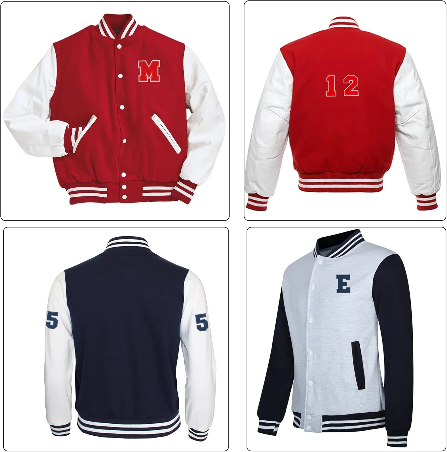 Medium Iron on Numbers for Clothing Jeysey Hat Backpacks Clothes Embroidered Number Patches Navy Blue 0-9 Fabric Felt Monogram Appliques Sew on Heat Transfer Varsity Letter Patches