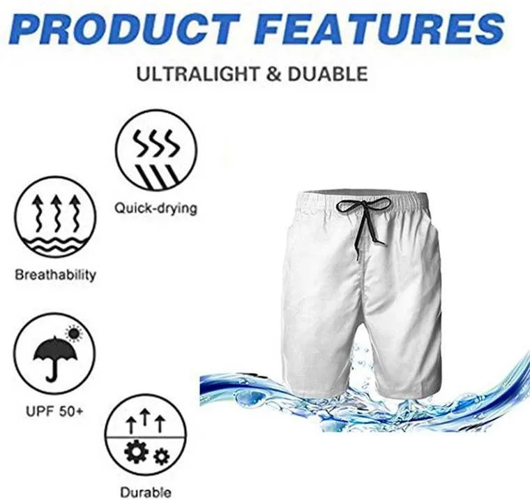 Men Summer Casual Beach Shorts