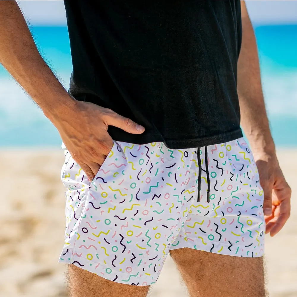 Men summer swimwear Doodles