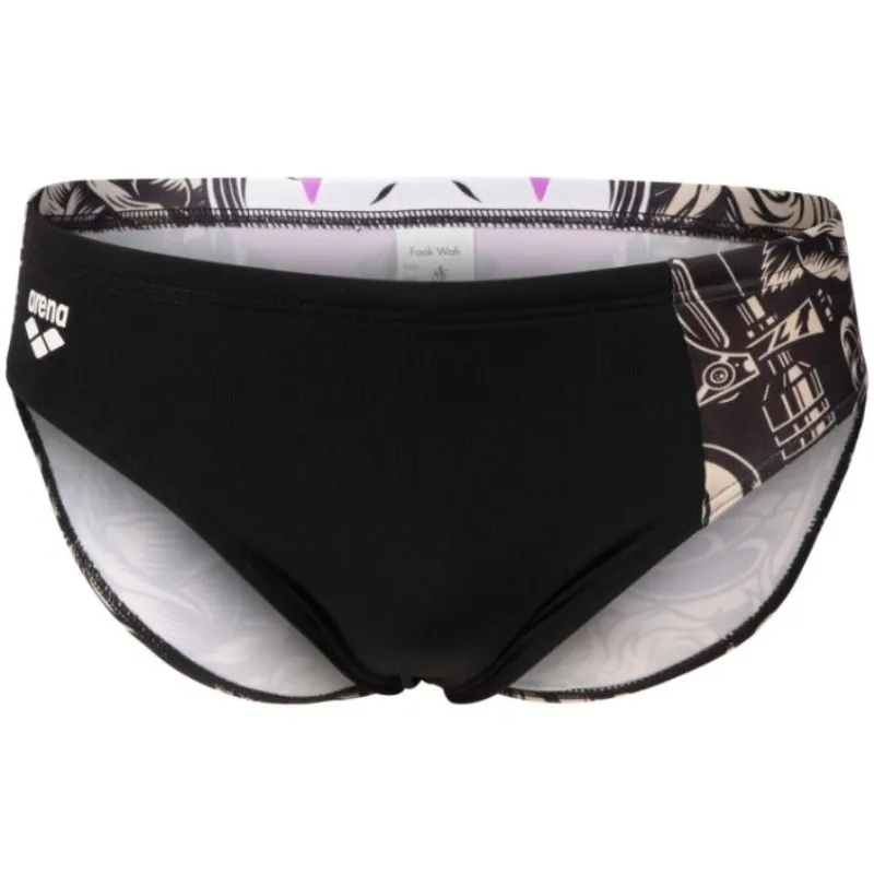 MEN'S CRAZY ARENA SWIM BRIEF KING SKULL
