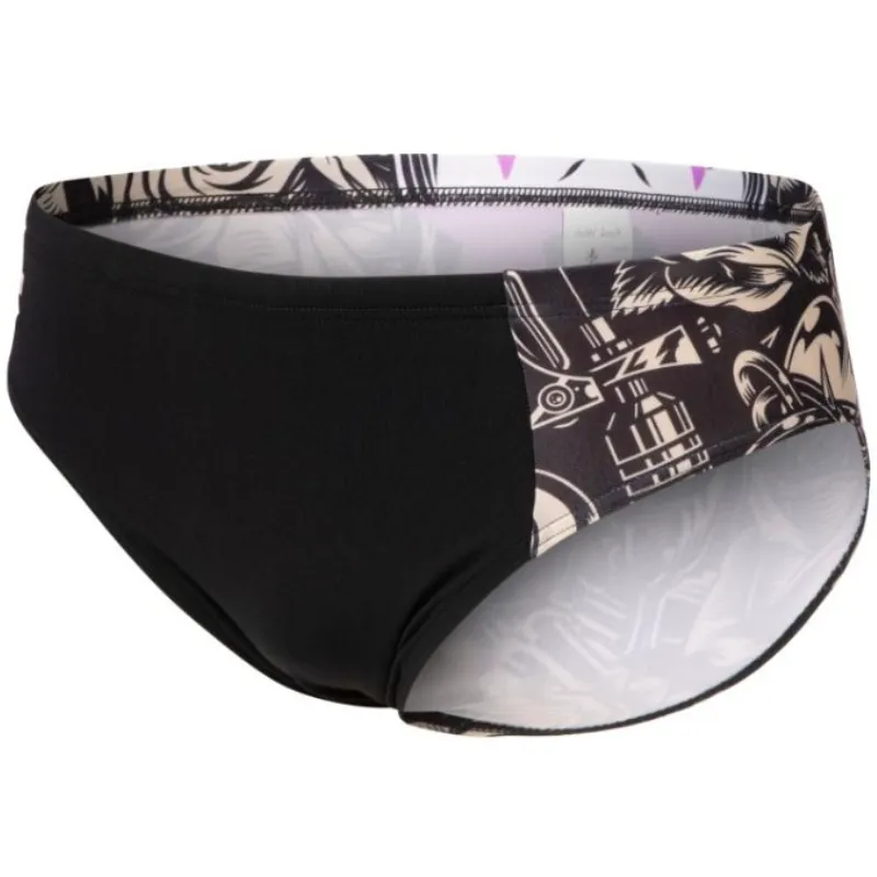 MEN'S CRAZY ARENA SWIM BRIEF KING SKULL
