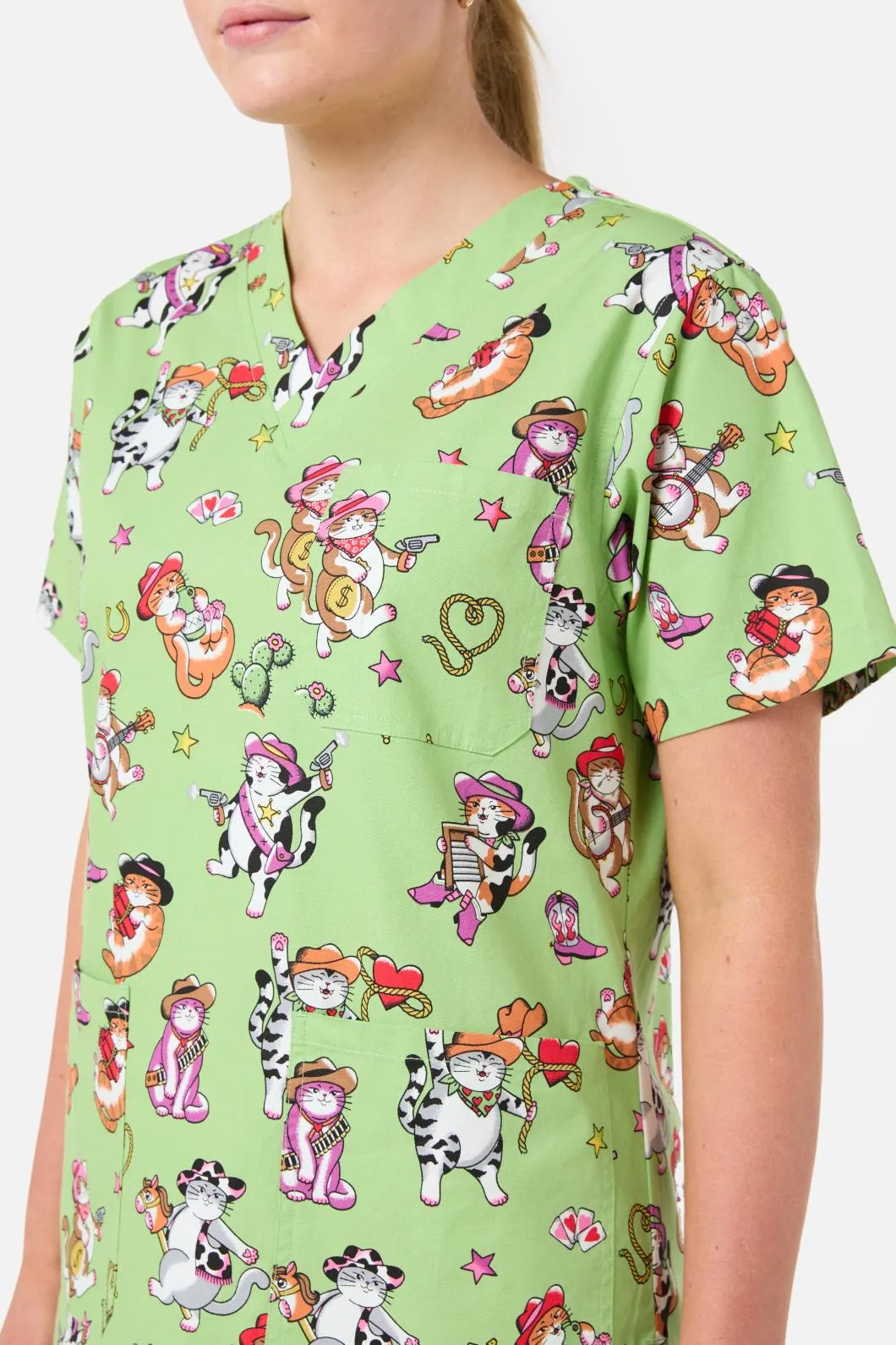 Meowdy Scrub Set