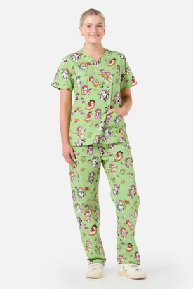 Meowdy Scrub Set
