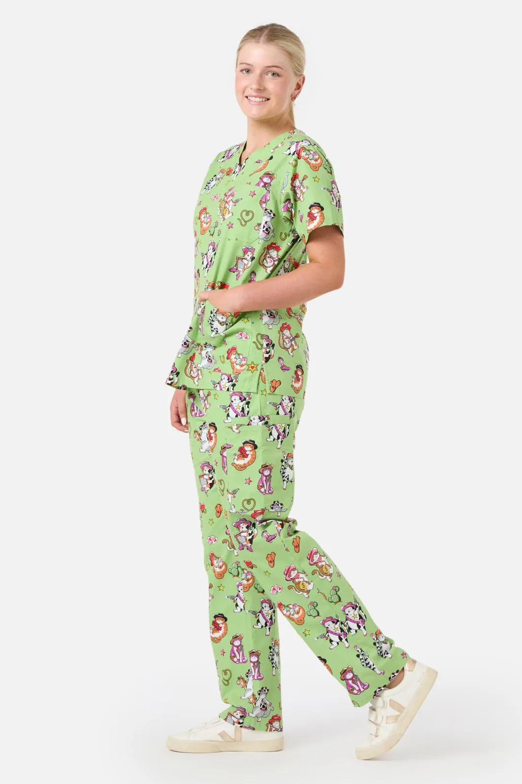Meowdy Scrub Set