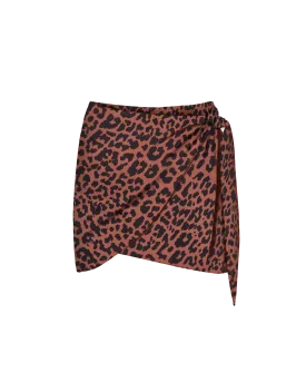 Mini Wrap Skirty - Modern Leopard