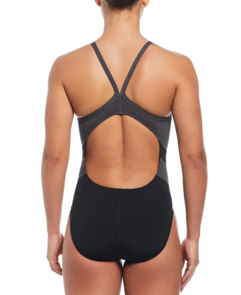Nike Swim Women's Vex Racerback One Piece Black