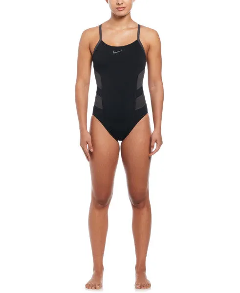 Nike Swim Women's Vex Racerback One Piece Black