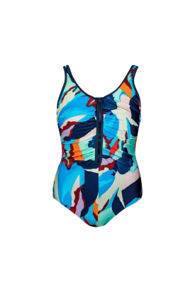 Ocean Front Zipper One Piece
