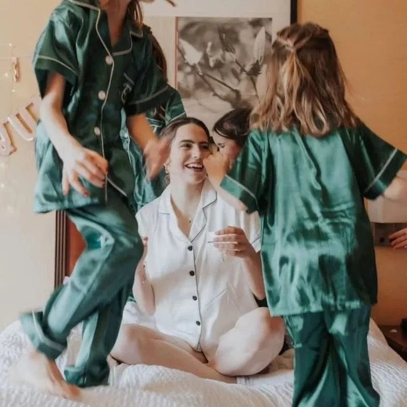 Personalized Flower Girl Pajamas