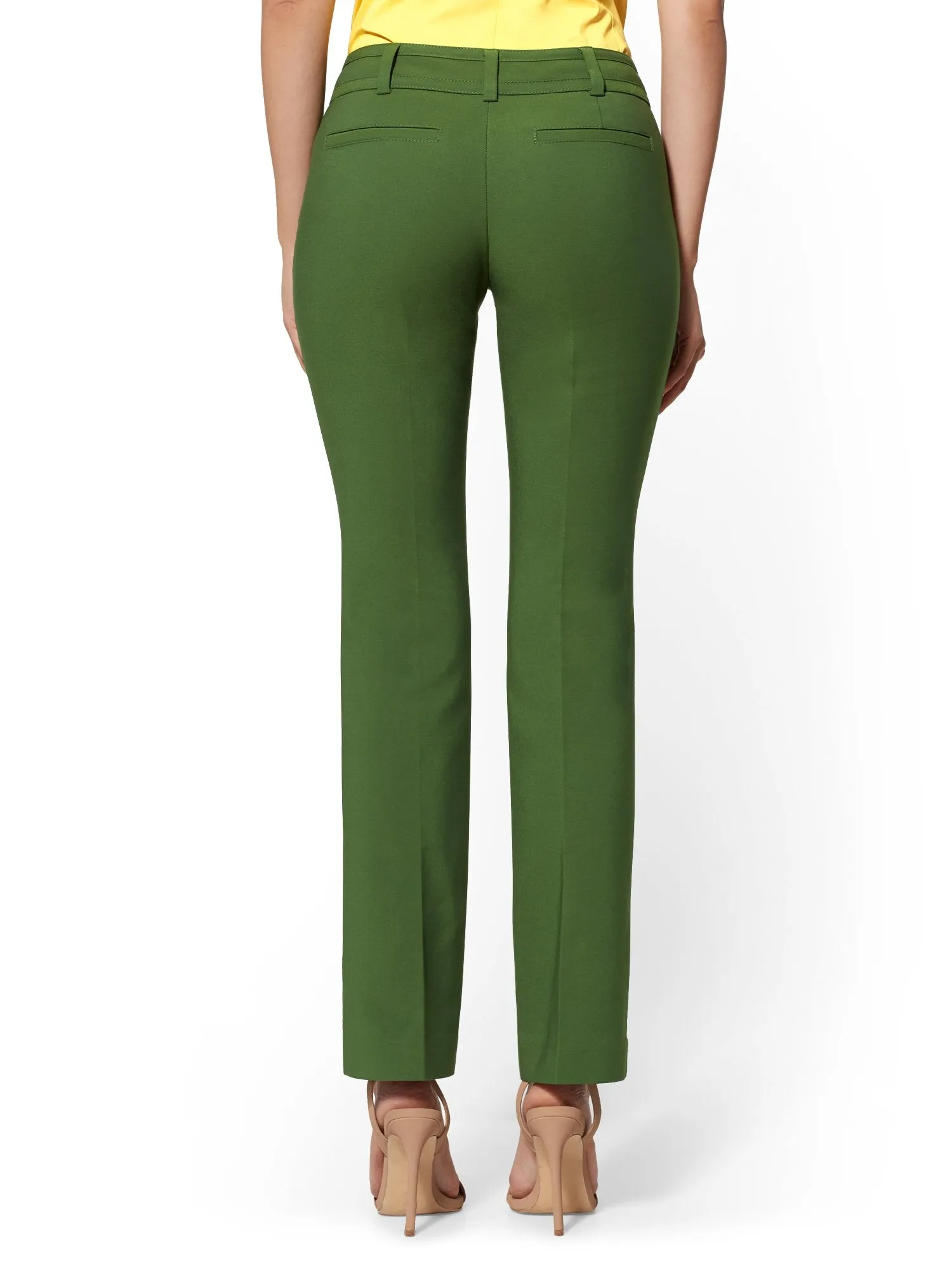 Petite Straight-Leg Pant - Signature Fit - All-Season Stretch - 7th Avenue