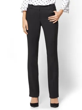 Petite Straight-Leg Pant - Signature Fit - All-Season Stretch - 7th Avenue