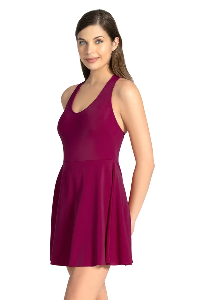 Racer Back Swim Dress - Amaranta