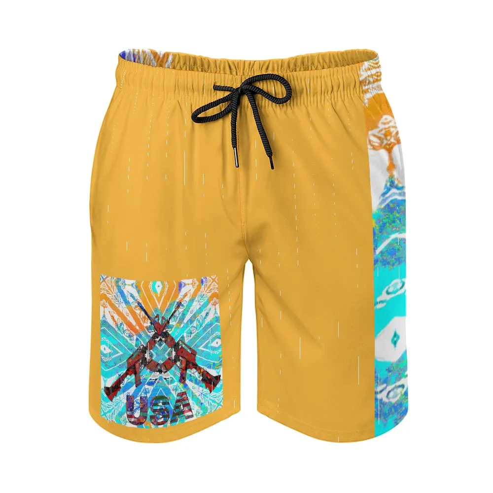 #rr2 Cocknload Men's casual beach shorts
