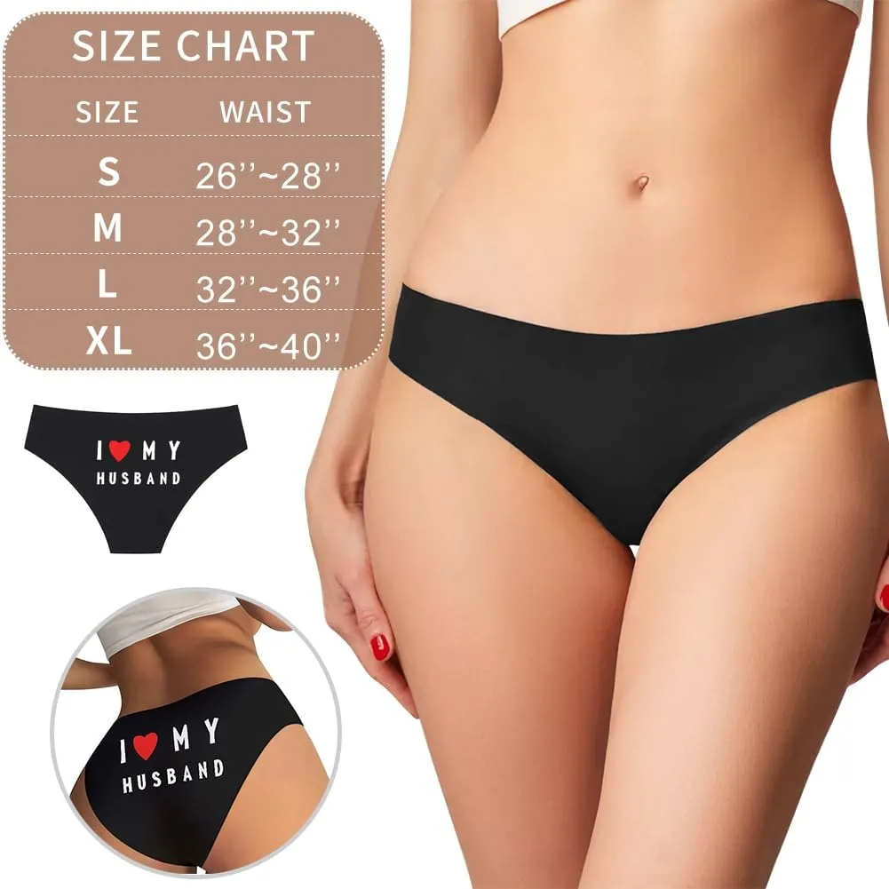 Sexy Code 1701 Seamless Underwear Briefs for Women Invisible Panties Full Coverage No Show Low-Rise Ladies Bikini
