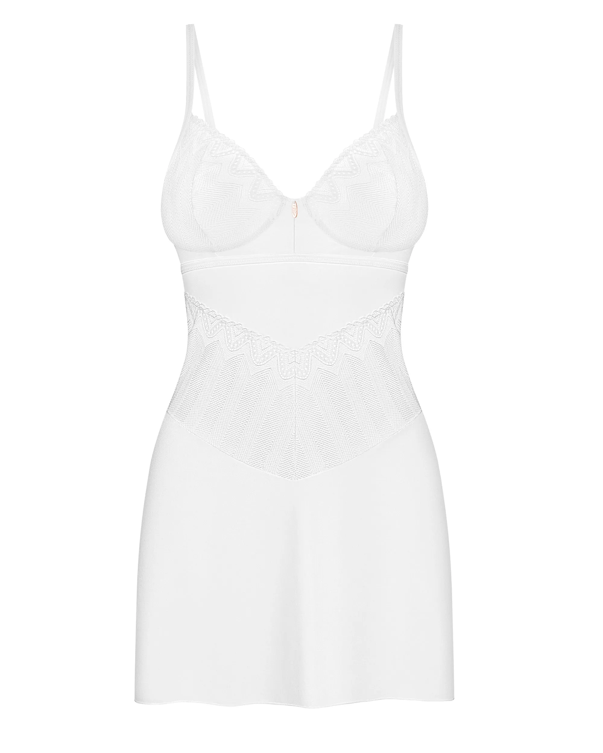 Sheer Mesh Chemise & Thong Panty Obsessive Alissium