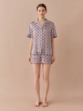 SILKINC Dome Pattern Short Pajama Set