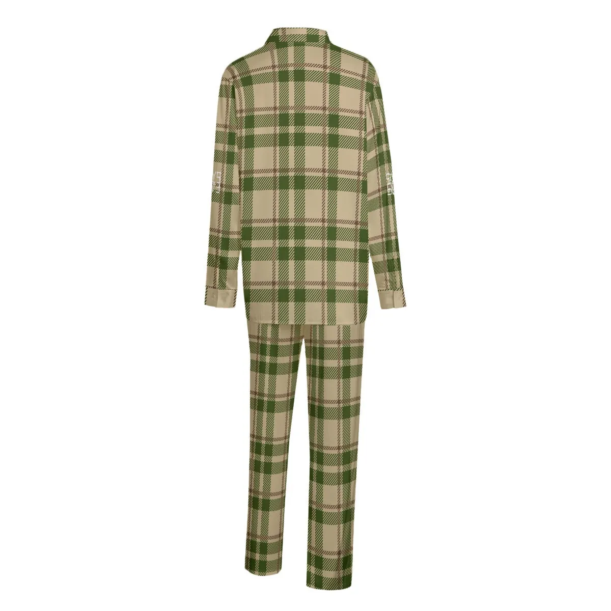 Sixty Eight 93 Logo White Unisex Imitation Silk Pajama Set #7