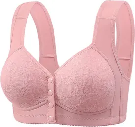 Sports Bras for Women Padded Smoothing Convertible Bra Jacquard Push up Comfort Bralettes V Neck Racerback Crop Top