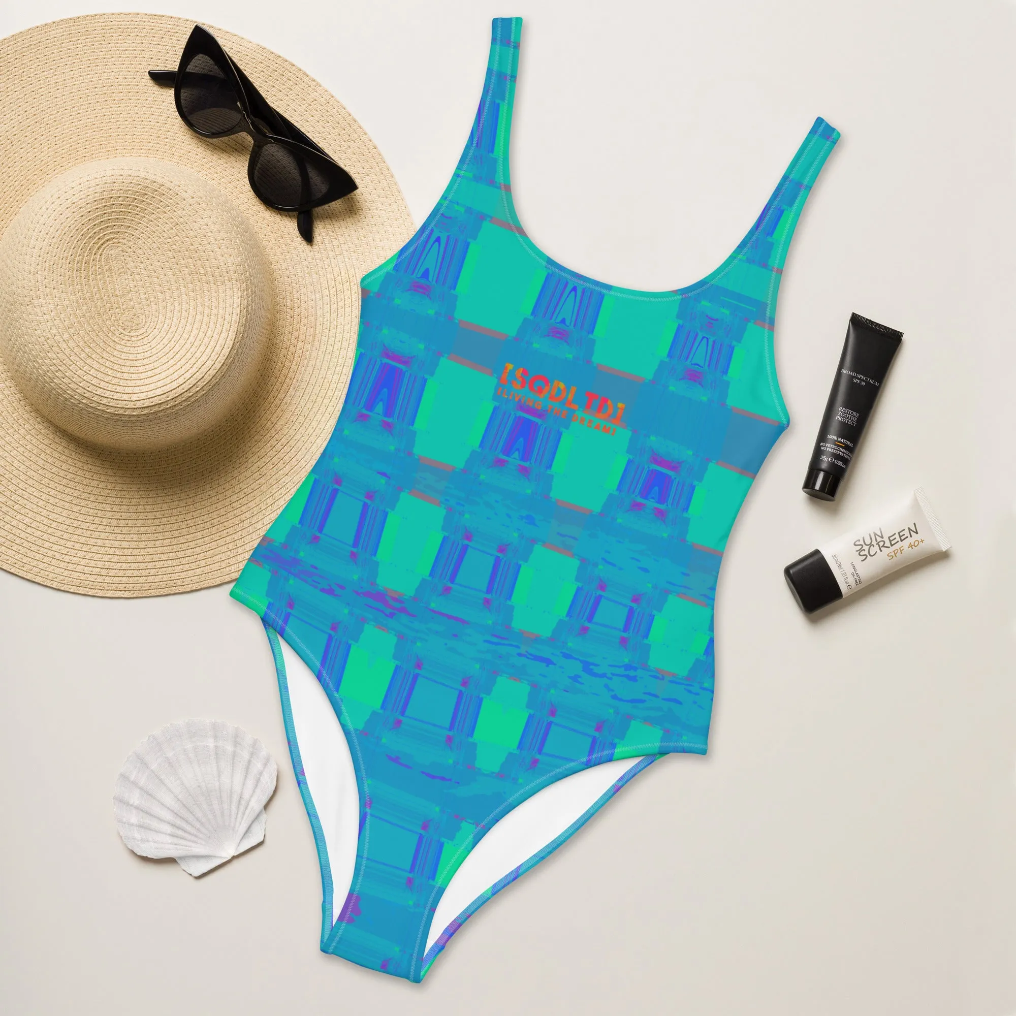 Sqdltd SU23 One-Piece Swimsuit Icewater
