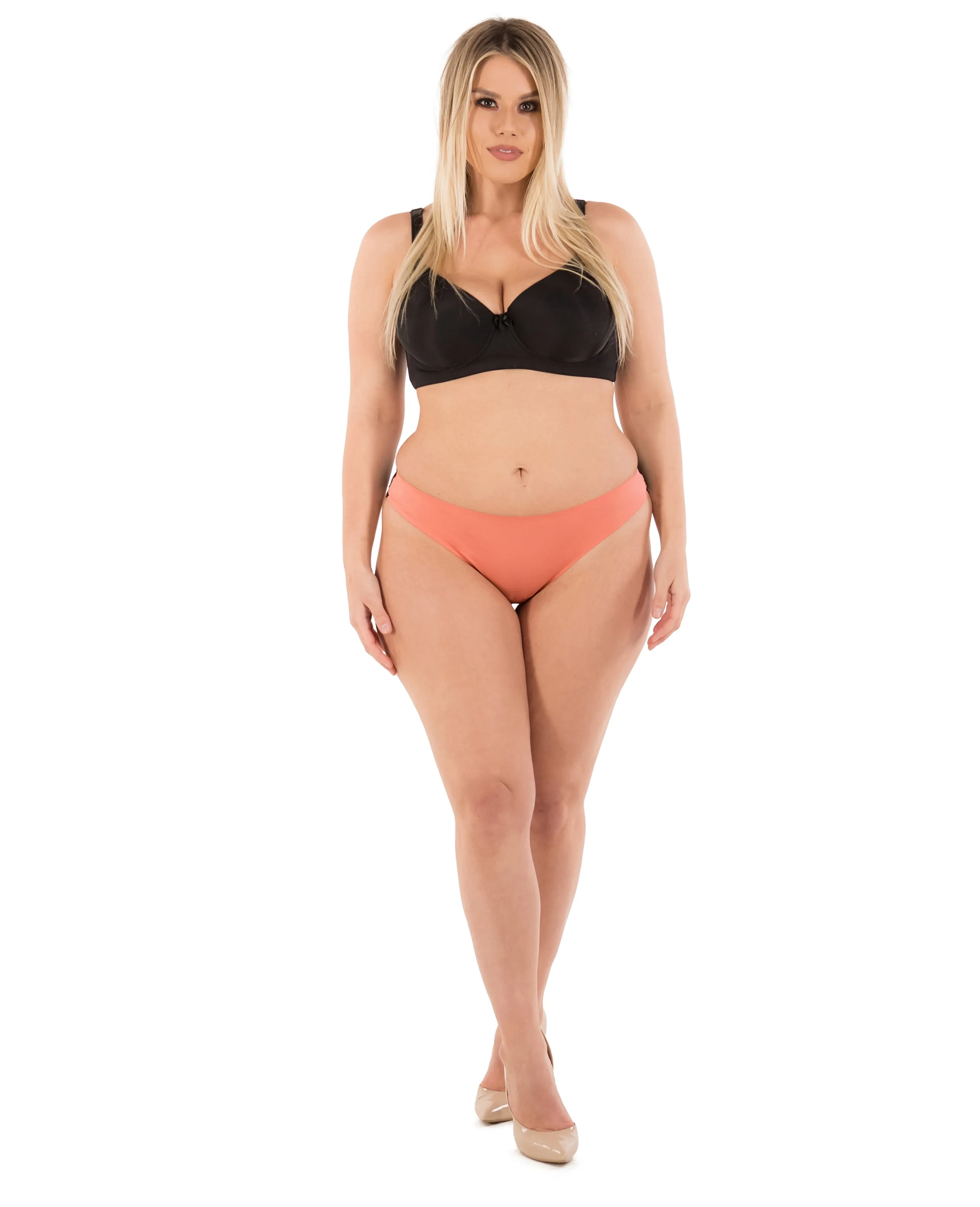 Women Sexy Lace Back Floral No-Show Seamless Thongs Small to Plus Sizes