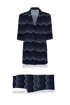 Womens Silk Pajamas Set